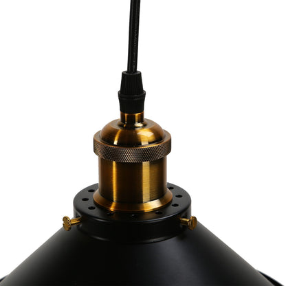 Wrought Iron Ceiling Lamp Simple Retro Industrial Style E27 Black Metal Cage Wrought Iron Hanging Light V1294-YM0523-3119220033011