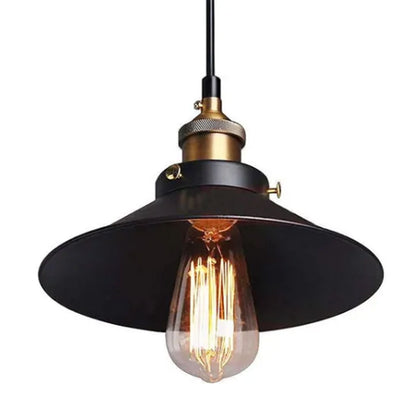 Wrought Iron Ceiling Lamp Simple Retro Industrial Style E27 Black Metal Cage Wrought Iron Hanging Light V1294-YM0523-3119220033011
