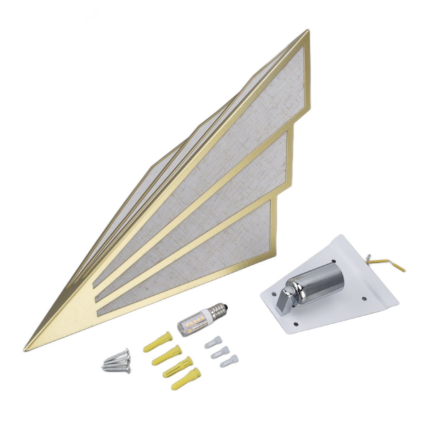 Modern Fabric Wall Lamp E14 Wall Light LED Bedside Lamp for Household Hallway 110-220V V1294-YM0523-3119220035611