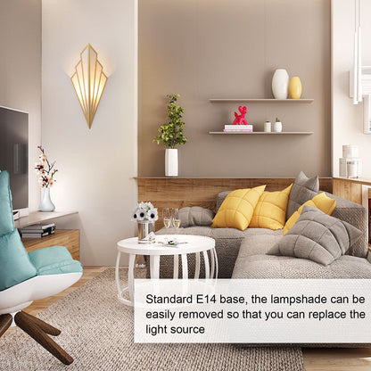 Modern Fabric Wall Lamp E14 Wall Light LED Bedside Lamp for Household Hallway 110-220V V1294-YM0523-3119220035611