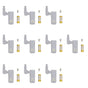 10 Sets Hinge LED Light High Brightness ABS Cabinet Hinge Light with 3 LED Lamp Beads Hinge Lights for V1294-YM0523-3119220035811