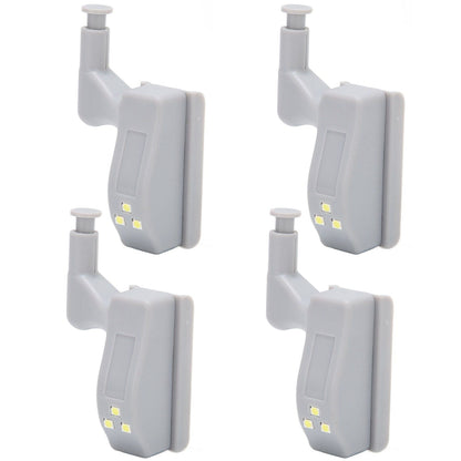 10 Sets Hinge LED Light High Brightness ABS Cabinet Hinge Light with 3 LED Lamp Beads Hinge Lights for V1294-YM0523-3119220035811