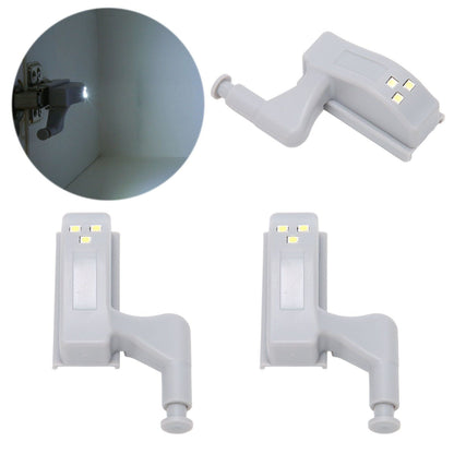 10 Sets Hinge LED Light High Brightness ABS Cabinet Hinge Light with 3 LED Lamp Beads Hinge Lights for V1294-YM0523-3119220035811