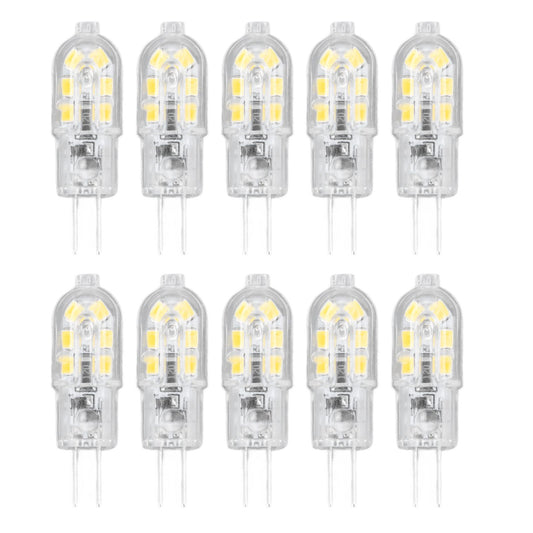 10Pcs G4 LED Bulb Brightness Dimming High Color Rendering Transparent Shell Light Bulbs for Landscape Lights V1294-YM0523-3119220037611