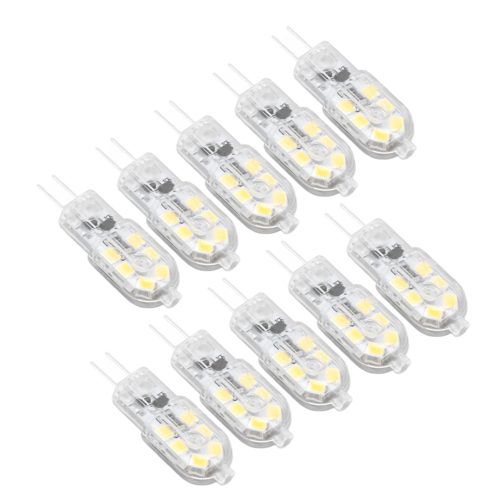 10Pcs G4 LED Bulb Brightness Dimming High Color Rendering Transparent Shell Light Bulbs for Landscape Lights V1294-YM0523-3119220037611