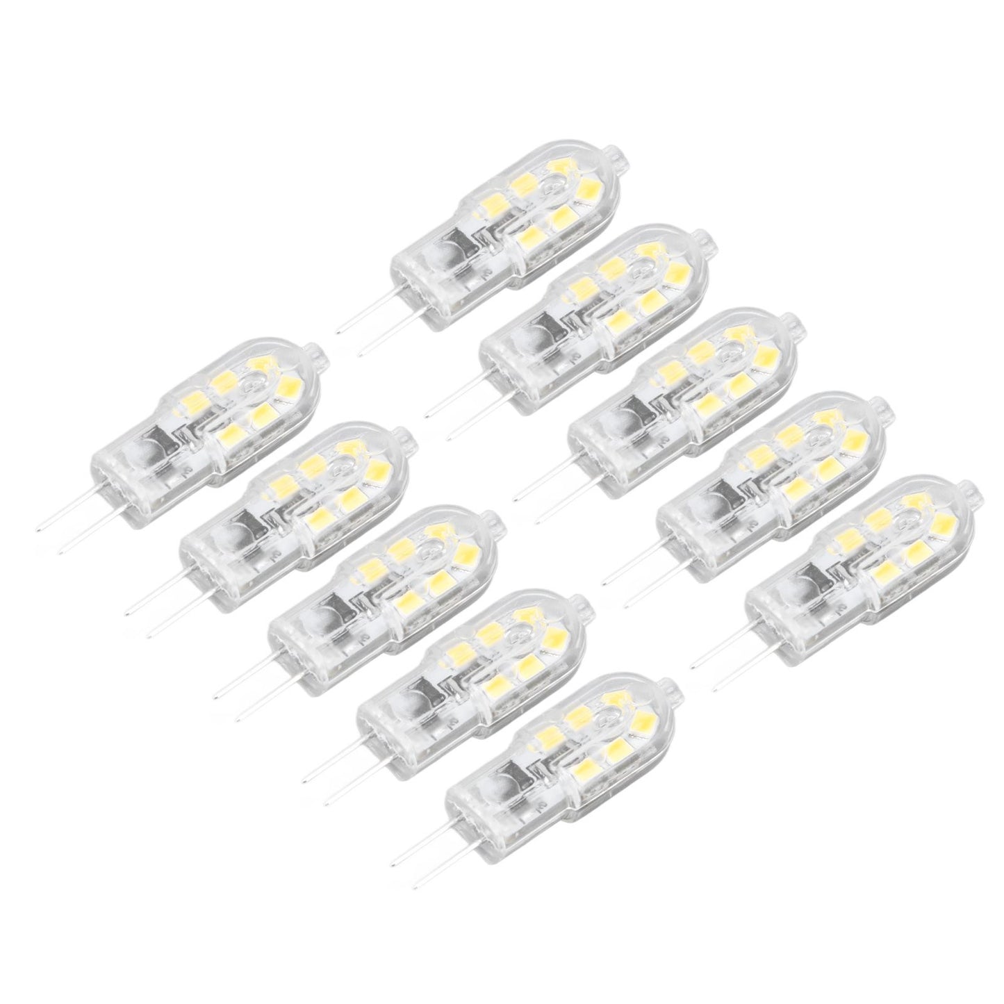 10Pcs G4 LED Bulb Brightness Dimming High Color Rendering Transparent Shell Light Bulbs for Landscape Lights V1294-YM0523-3119220037611