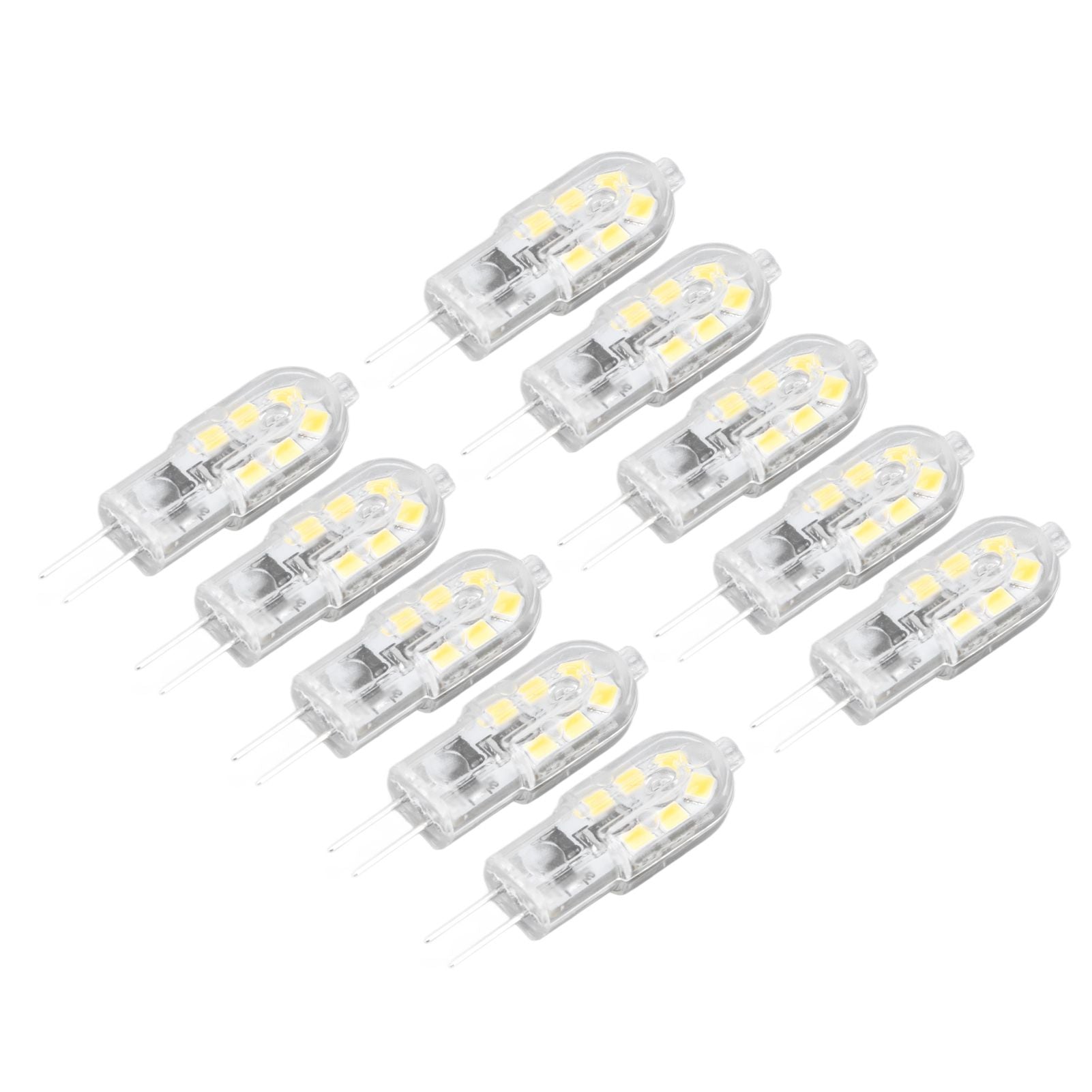 10Pcs G4 LED Bulb Brightness Dimming High Color Rendering Transparent Shell Light Bulbs for Landscape Lights V1294-YM0523-3119220037611