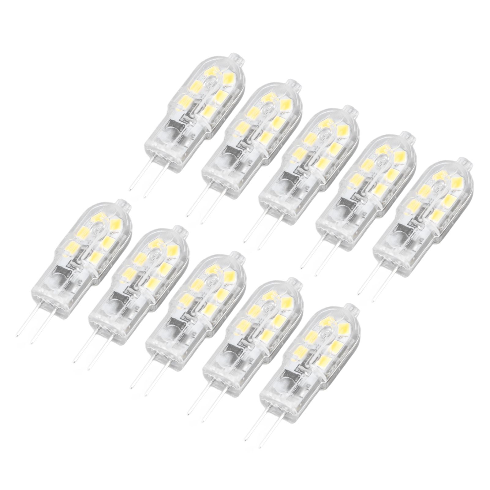 10Pcs G4 LED Bulb Brightness Dimming High Color Rendering Transparent Shell Light Bulbs for Landscape Lights V1294-YM0523-3119220037611