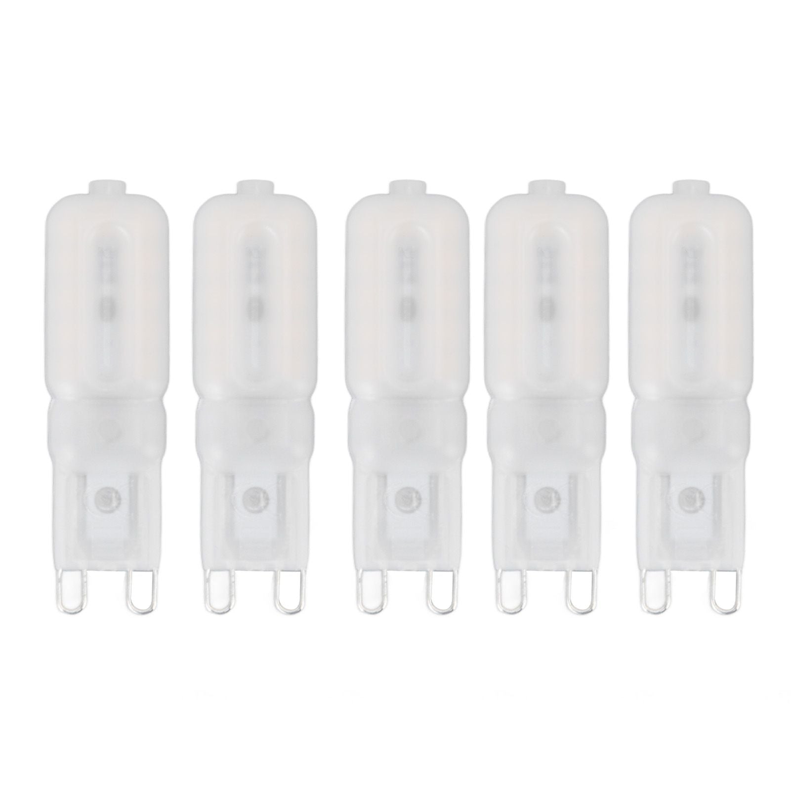 5Pcs G9 LED Bulb Brightness Dimmable High Color Rendering White Shell 22 LEDs Light Bulb for Landscape Lights V1294-YM0523-3119220037811