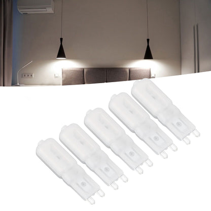 5Pcs G9 LED Bulb Brightness Dimmable High Color Rendering White Shell 22 LEDs Light Bulb for Landscape Lights V1294-YM0523-3119220037811