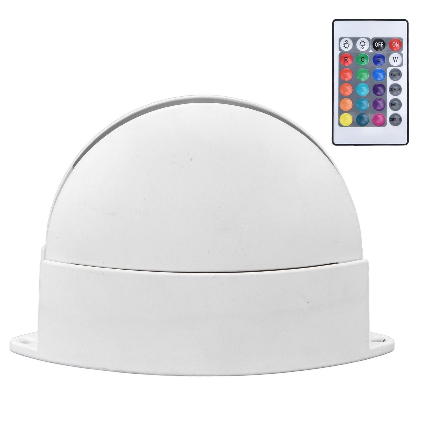 RGB Remote Control Wall Light Fashionable 24 Key High Brightness Semicircle RGB RC Wall Light for Corridor V1294-YM0523-3119220040111
