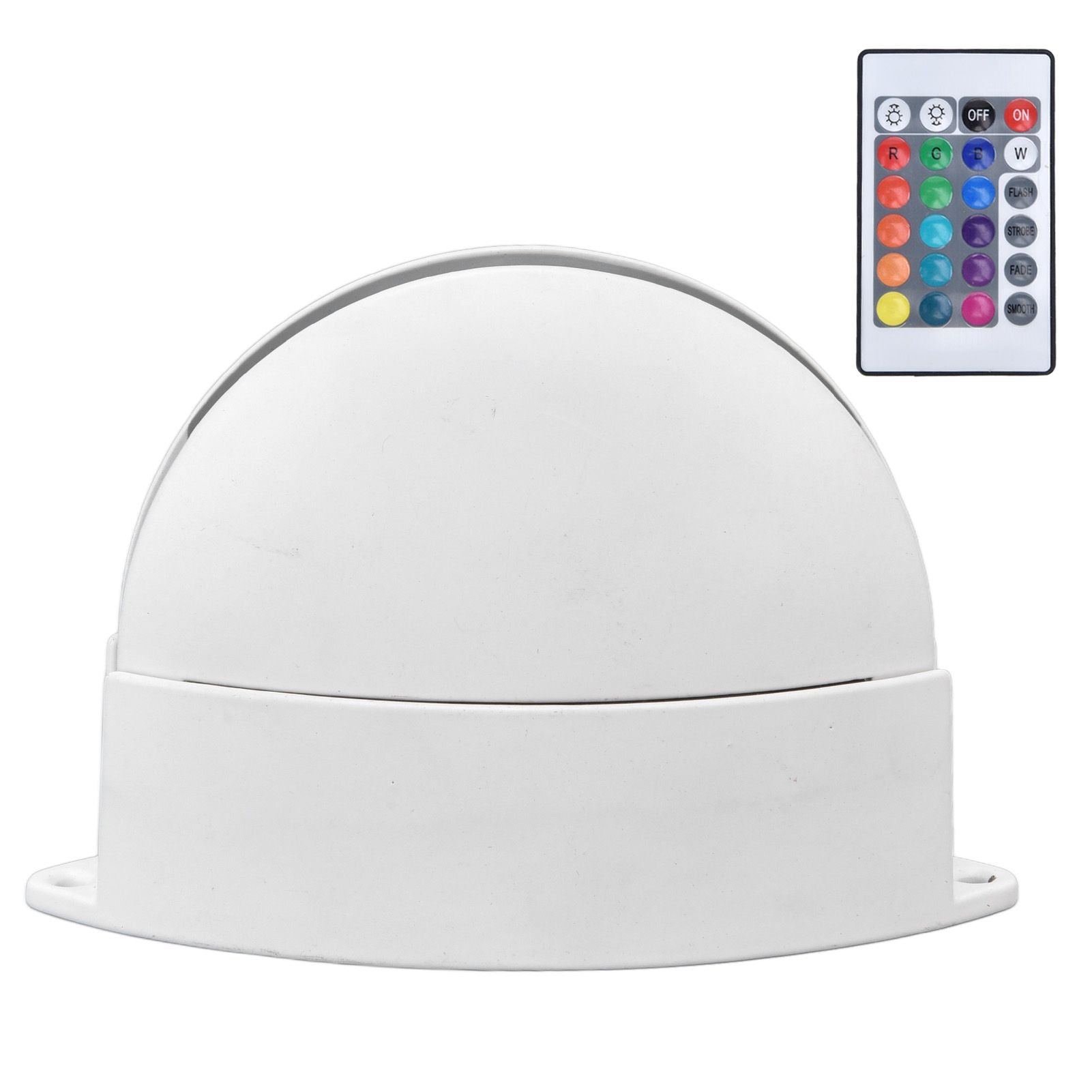 RGB Remote Control Wall Light Fashionable 24 Key High Brightness Semicircle RGB RC Wall Light for Corridor V1294-YM0523-3119220040111