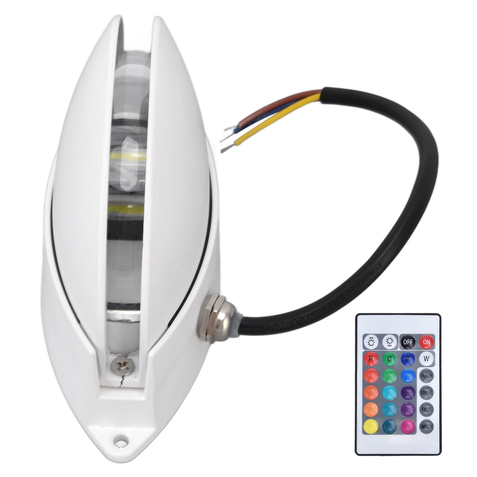 RGB Remote Control Wall Light Fashionable 24 Key High Brightness Semicircle RGB RC Wall Light for Corridor V1294-YM0523-3119220040111