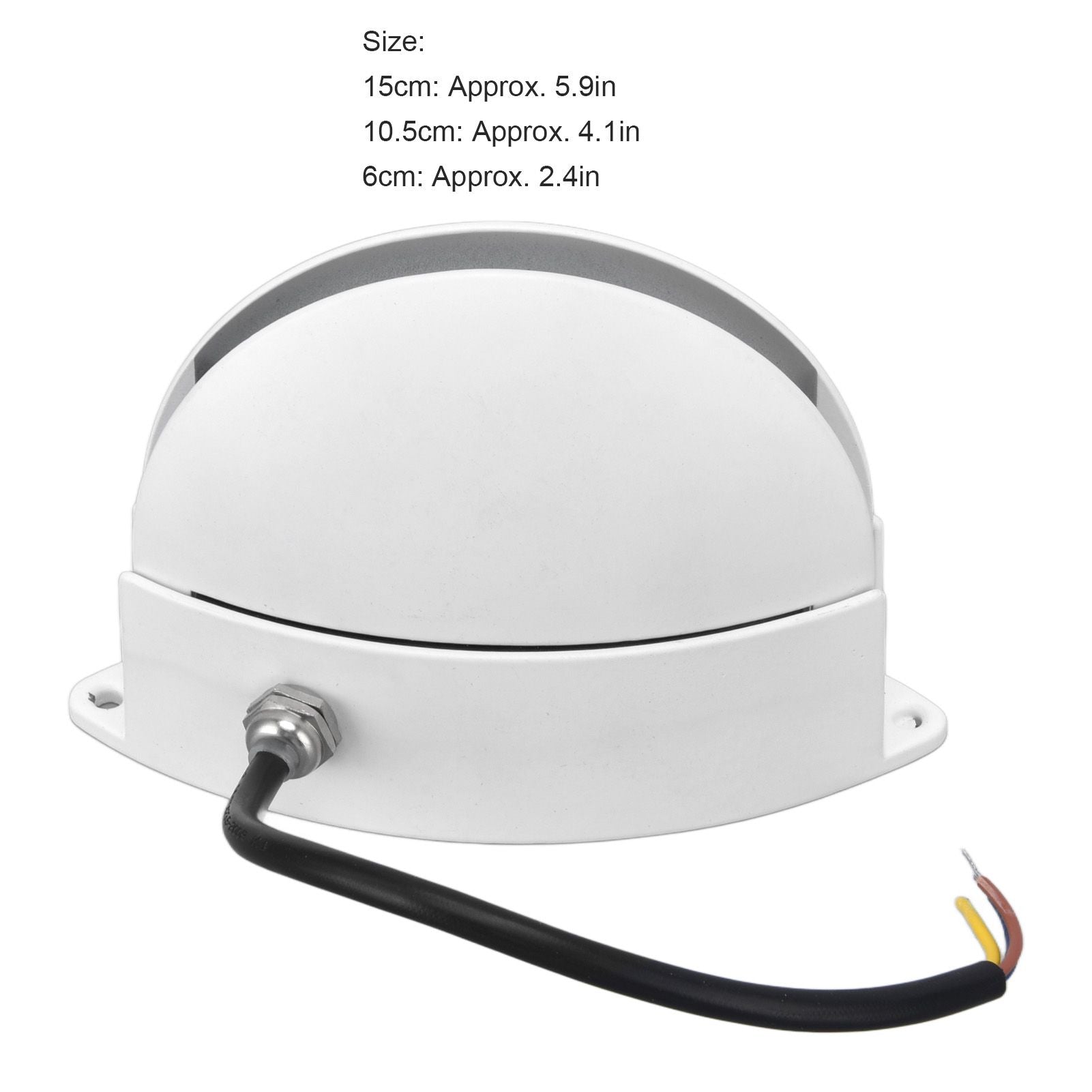 RGB Remote Control Wall Light Fashionable 24 Key High Brightness Semicircle RGB RC Wall Light for Corridor V1294-YM0523-3119220040111