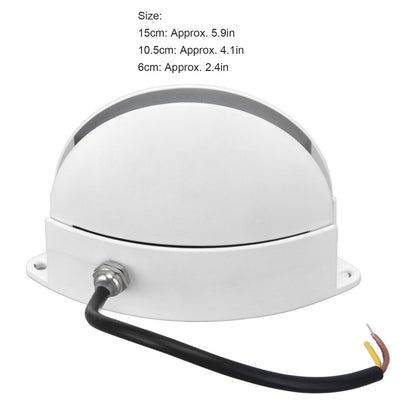 RGB Remote Control Wall Light Fashionable 24 Key High Brightness Semicircle RGB RC Wall Light for Corridor V1294-YM0523-3119220040111