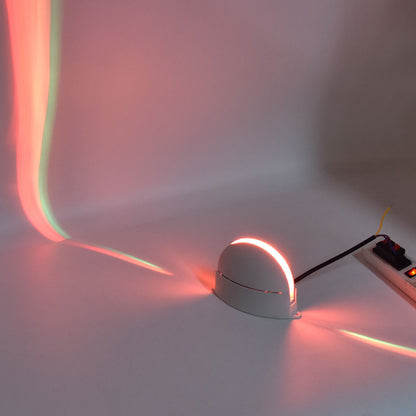 RGB Remote Control Wall Light Fashionable 24 Key High Brightness Semicircle RGB RC Wall Light for Corridor V1294-YM0523-3119220040111