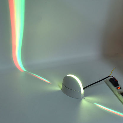RGB Remote Control Wall Light Fashionable 24 Key High Brightness Semicircle RGB RC Wall Light for Corridor V1294-YM0523-3119220040111