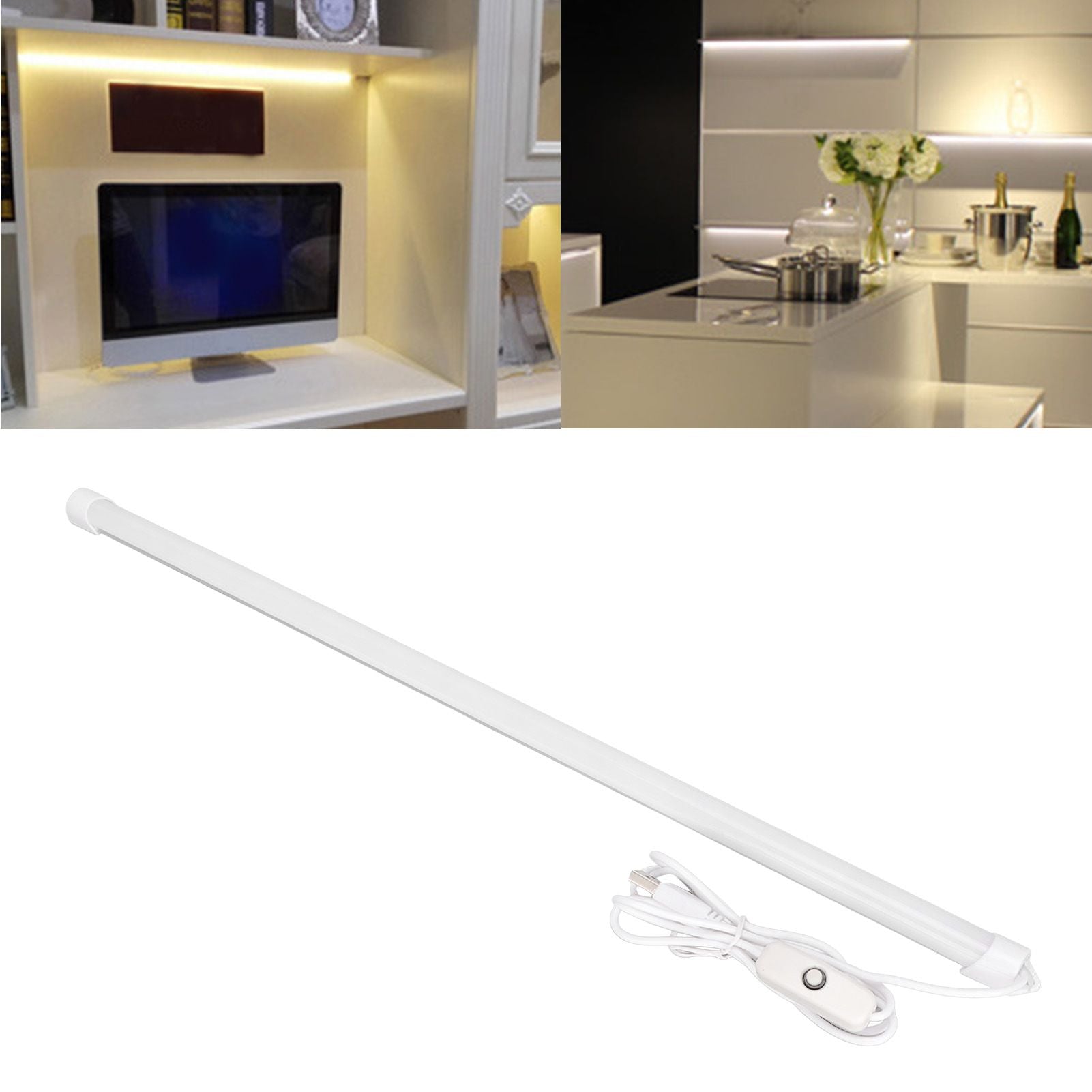 LED Reading Light High Brightness 35 LEDs Warm White USB Eye Protection Desk Lamp for Dormitory Bedroom V1294-YM0523-3119220040711