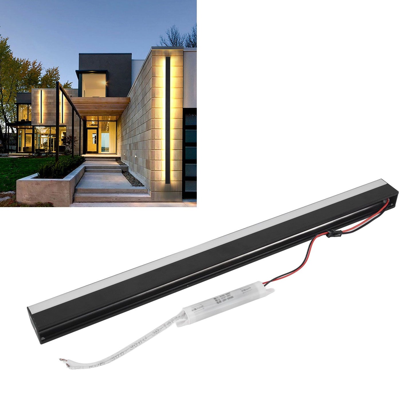 Modern LED Wall Light IP43 Waterproof Garden Strip Wall Lamp for Courtyard Passage 85-265V V1294-YM0523-3119220041411