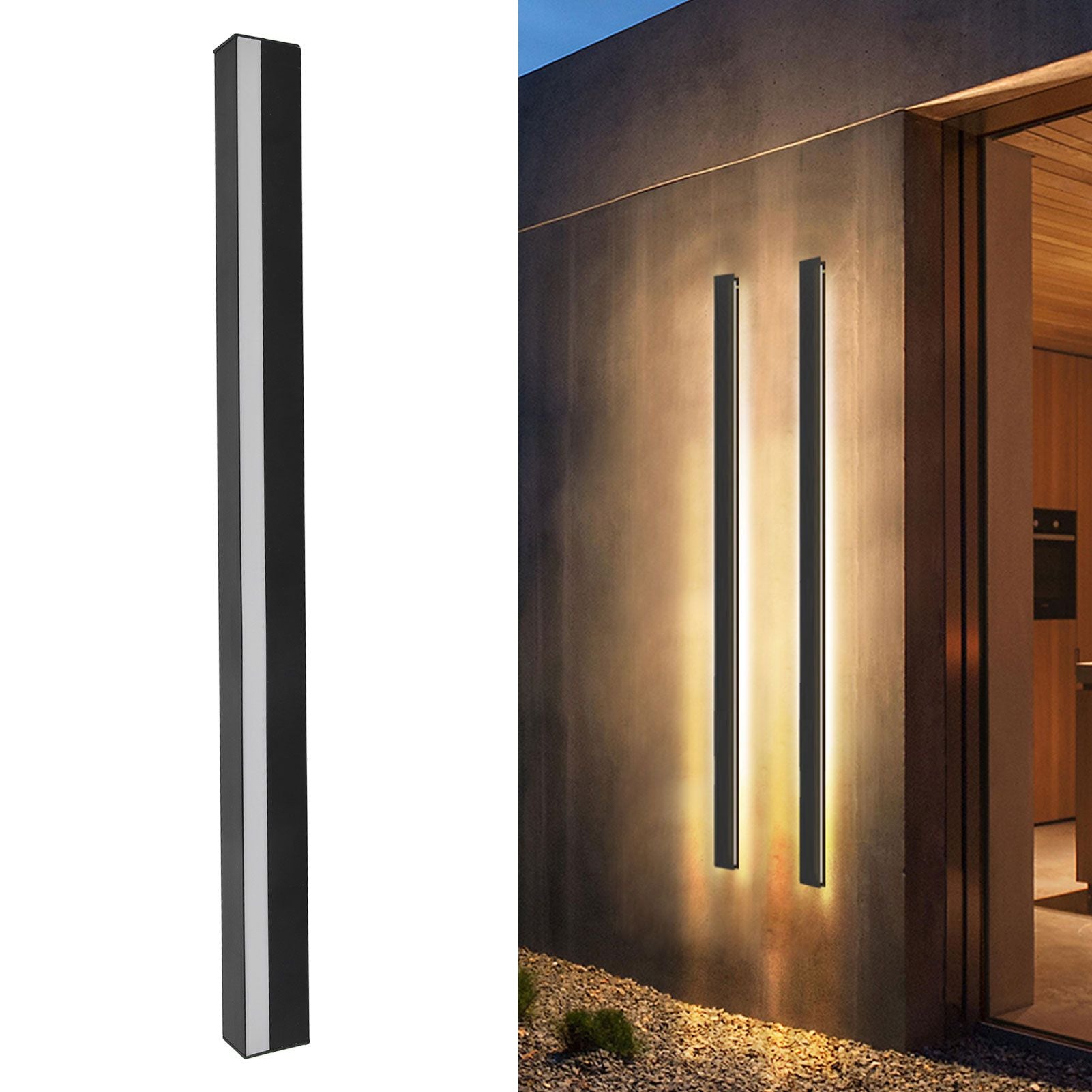 Modern LED Wall Light IP43 Waterproof Garden Strip Wall Lamp for Courtyard Passage 85-265V V1294-YM0523-3119220041411