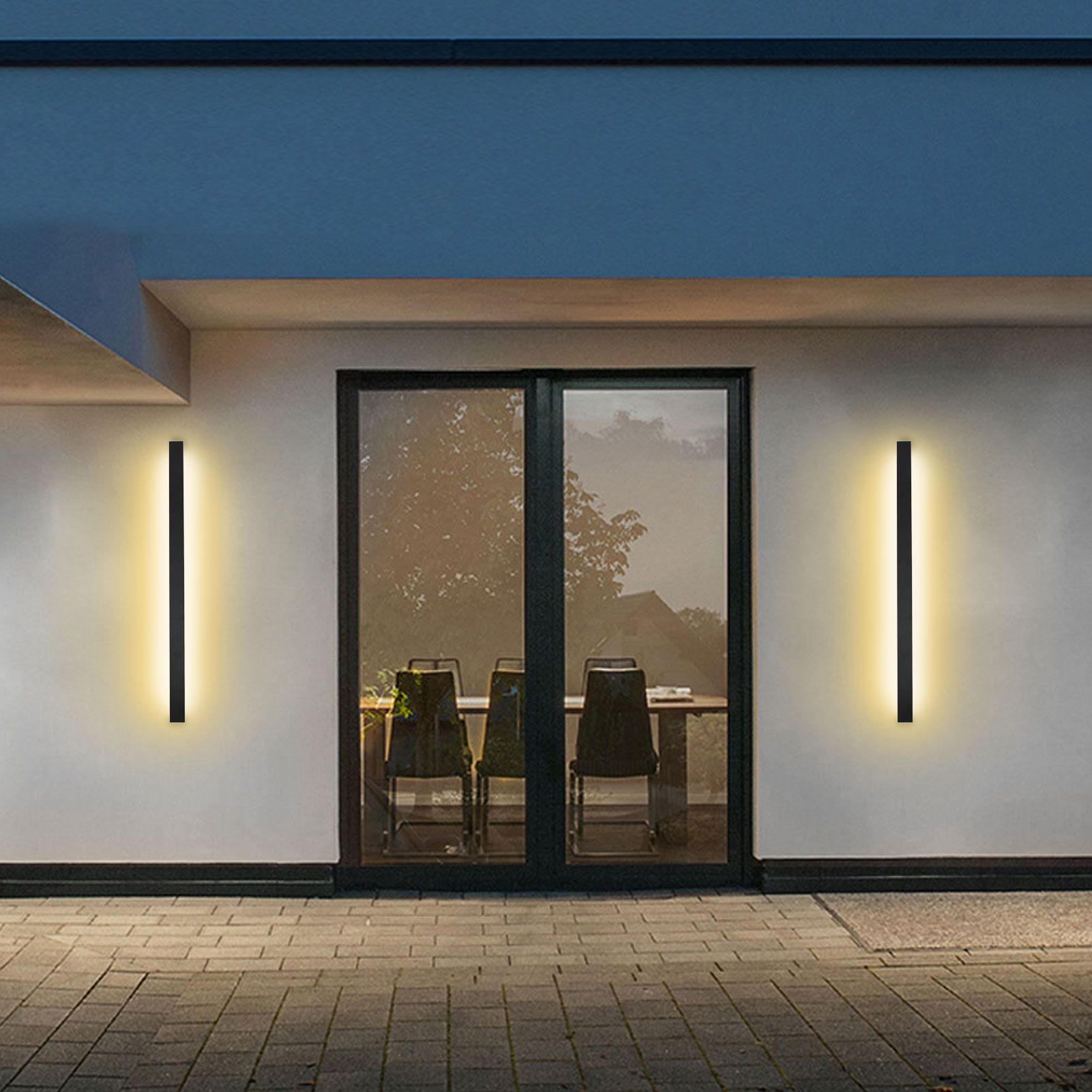 Modern LED Wall Light IP43 Waterproof Garden Strip Wall Lamp for Courtyard Passage 85-265V V1294-YM0523-3119220041411