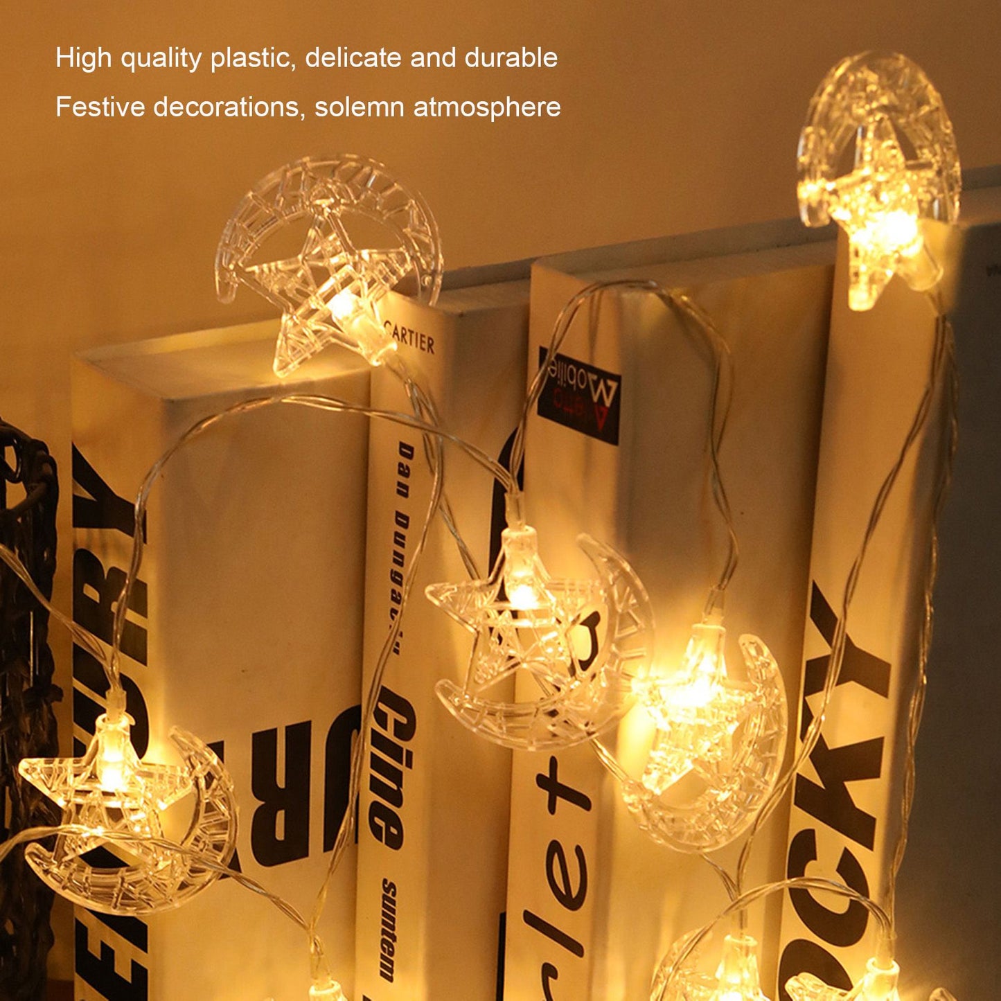 20LED Ramadan Lamp String Fairy Ornament Eid Mubarak String Lights 3 Meter for Wedding Birthday Party V1294-YM0523-3119220041711