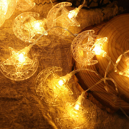 20LED Ramadan Lamp String Fairy Ornament Eid Mubarak String Lights 3 Meter for Wedding Birthday Party V1294-YM0523-3119220041711