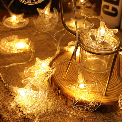 20LED Ramadan Lamp String Fairy Ornament Eid Mubarak String Lights 3 Meter for Wedding Birthday Party V1294-YM0523-3119220041711