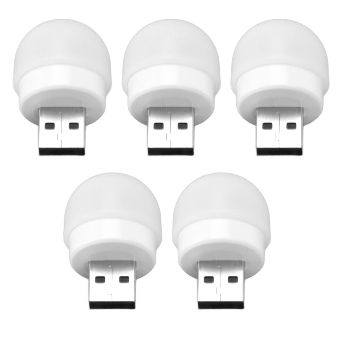 5pcs USB Night Lights Plug In Energy Saving Eye Protection Mini LED Bulb for Bedroom Bathroom Nursery Hallway V1294-YM0523-3119220041911