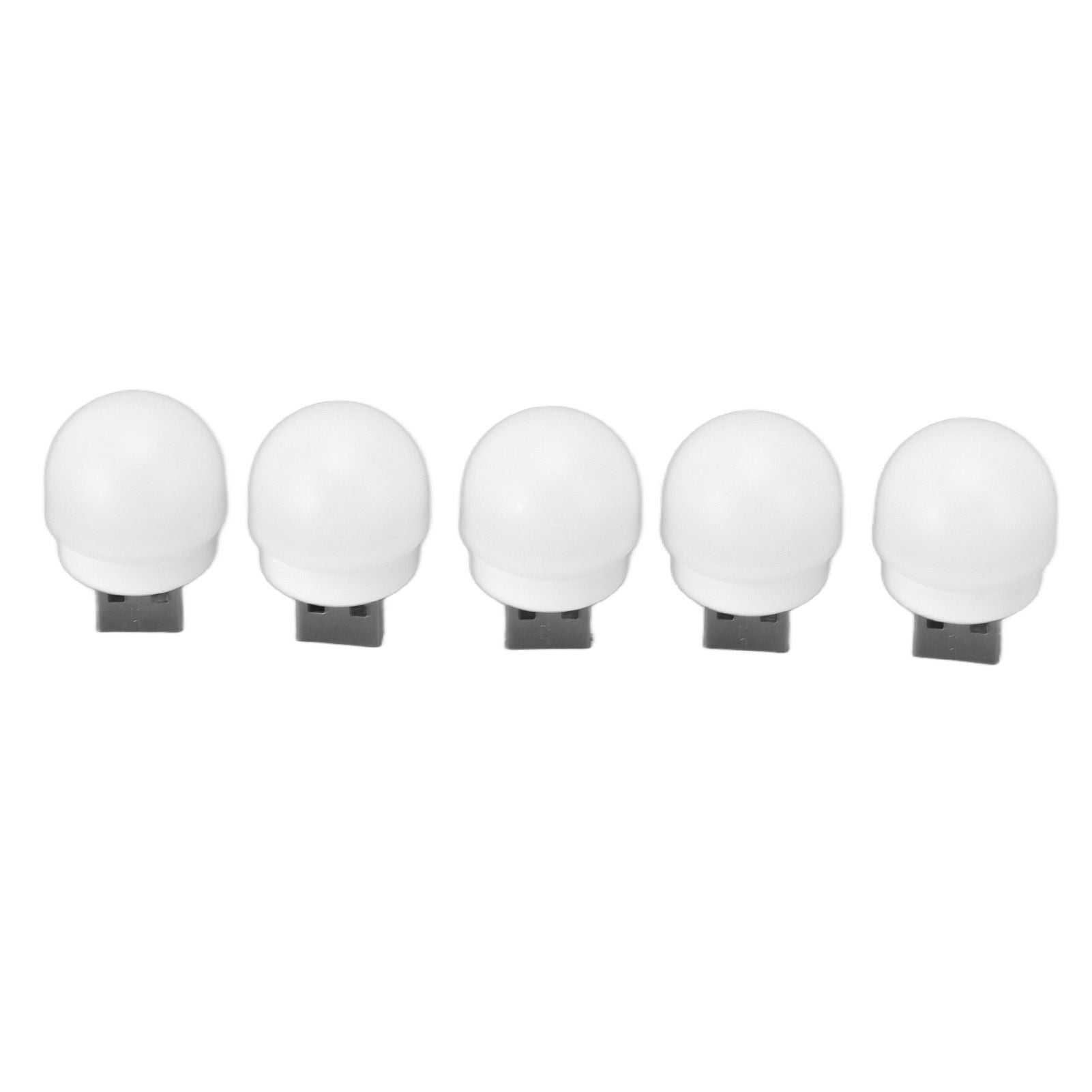 5pcs USB Night Lights Plug In Energy Saving Eye Protection Mini LED Bulb for Bedroom Bathroom Nursery Hallway V1294-YM0523-3119220041911