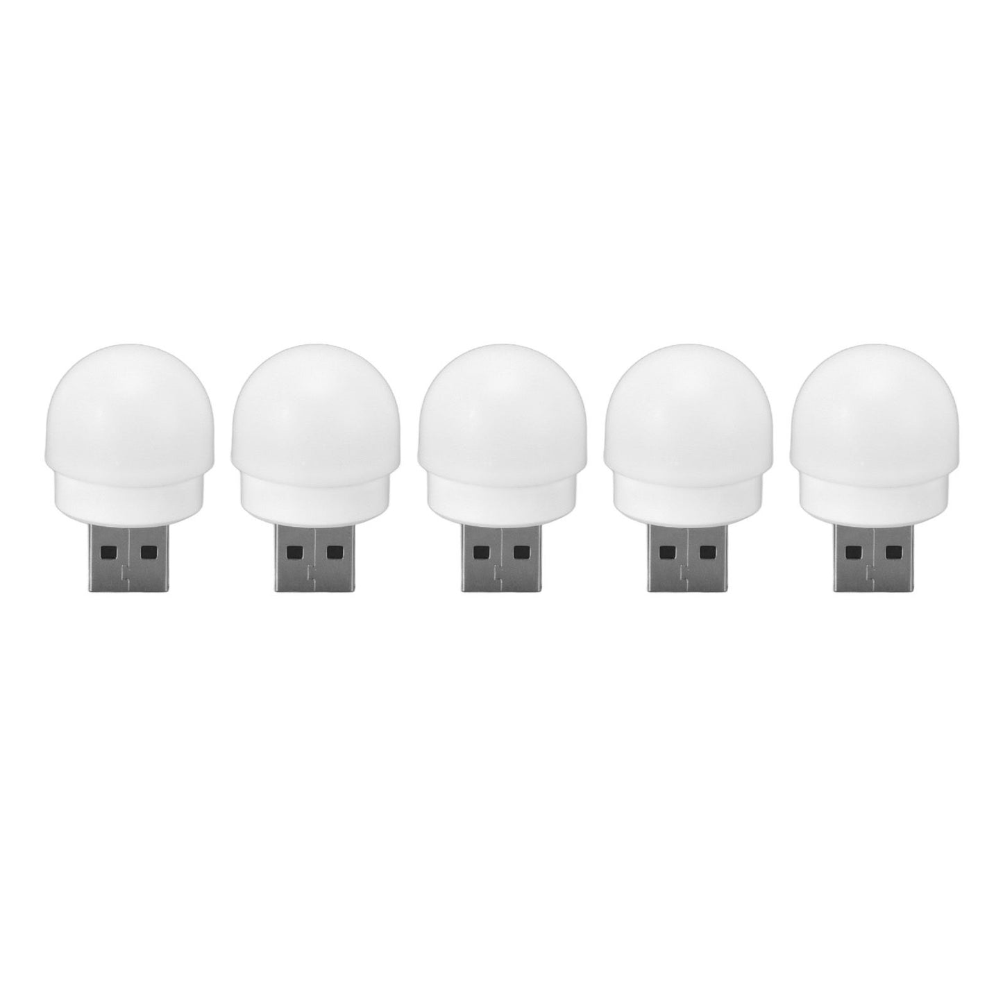 5pcs USB Night Lights Plug In Energy Saving Eye Protection Mini LED Bulb for Bedroom Bathroom Nursery Hallway V1294-YM0523-3119220041911