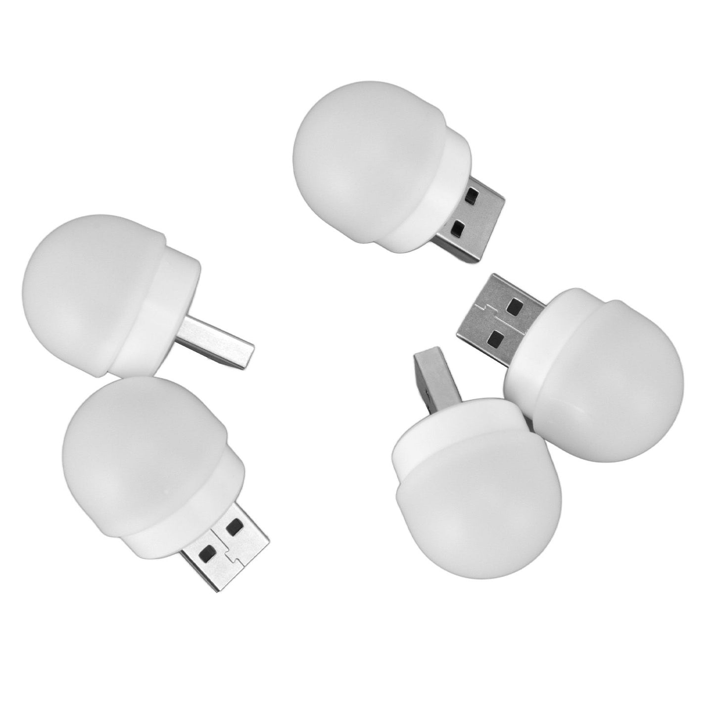 5pcs USB Night Lights Plug In Energy Saving Eye Protection Mini LED Bulb for Bedroom Bathroom Nursery Hallway V1294-YM0523-3119220041911