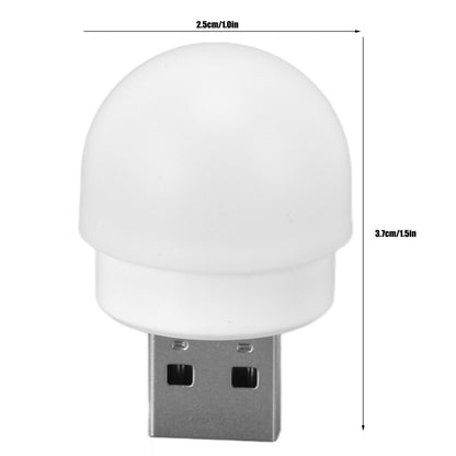 5pcs USB Night Lights Plug In Energy Saving Eye Protection Mini LED Bulb for Bedroom Bathroom Nursery Hallway V1294-YM0523-3119220041911