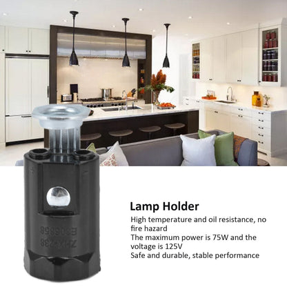 10PCS 125V E12 Lamp Holder E12 Hanging Light Lampholder Lamp Base for Household Office 43mm / 1.7in V1294-YM0523-3119220042111