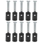 10PCS 125V E12 Lamp Holder E12 Hanging Light Lampholder Lamp Base for Household Office 78mm / 3.1in V1294-YM0523-3119220042115