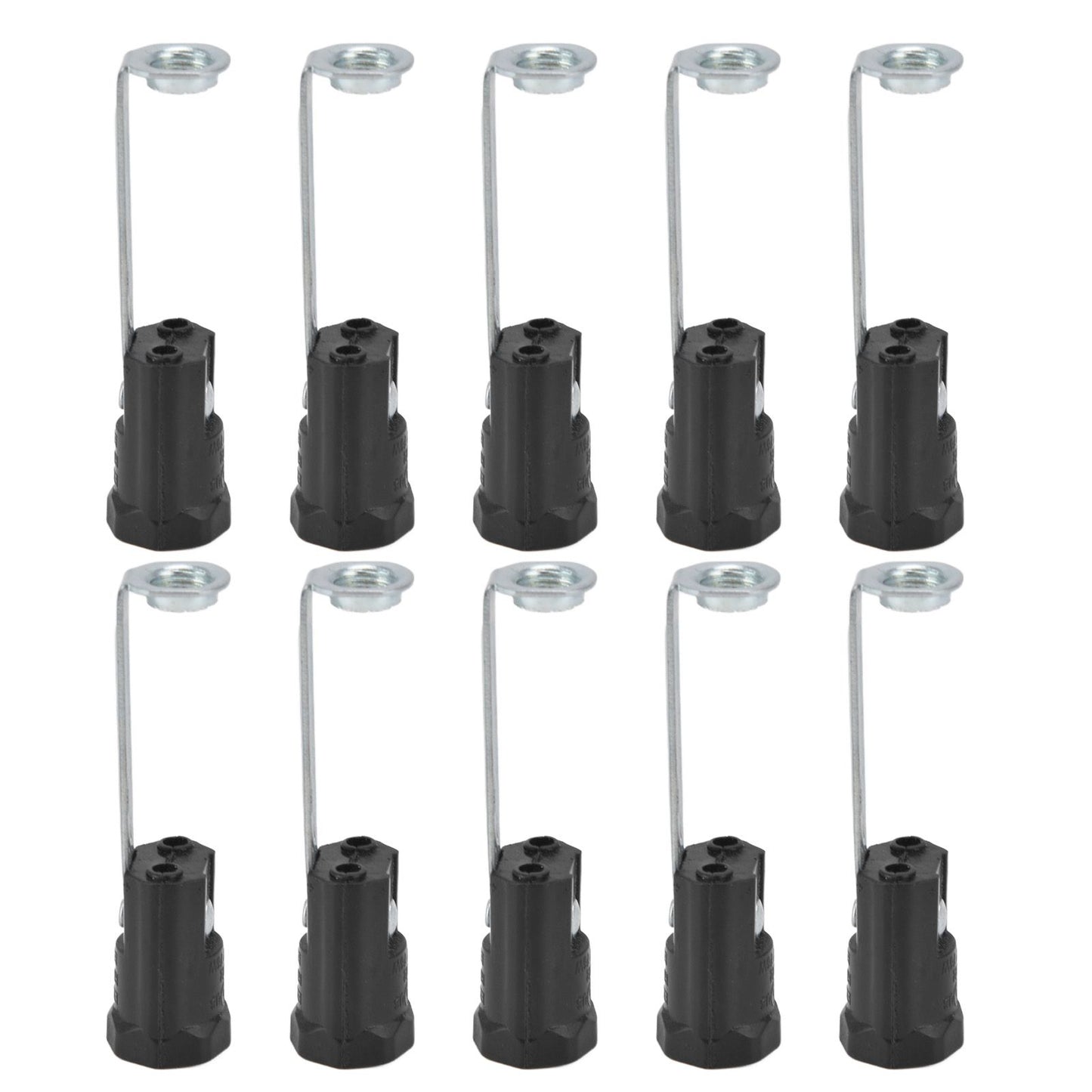 10PCS 125V E12 Lamp Holder E12 Hanging Light Lampholder Lamp Base for Household Office 78mm / 3.1in V1294-YM0523-3119220042115