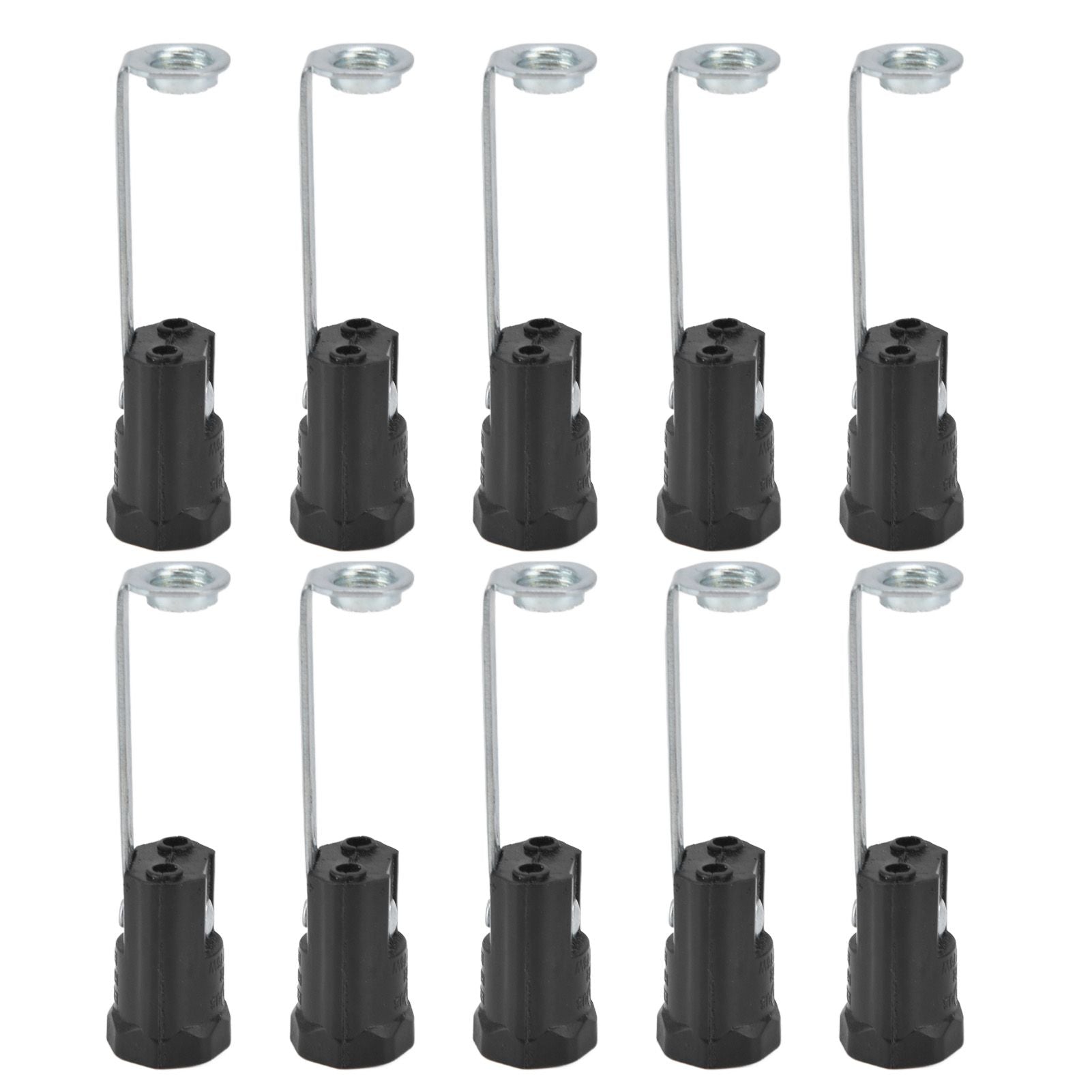 10PCS 125V E12 Lamp Holder E12 Hanging Light Lampholder Lamp Base for Household Office 78mm / 3.1in V1294-YM0523-3119220042115