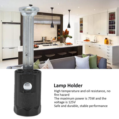 10PCS 125V E12 Lamp Holder E12 Hanging Light Lampholder Lamp Base for Household Office 78mm / 3.1in V1294-YM0523-3119220042115