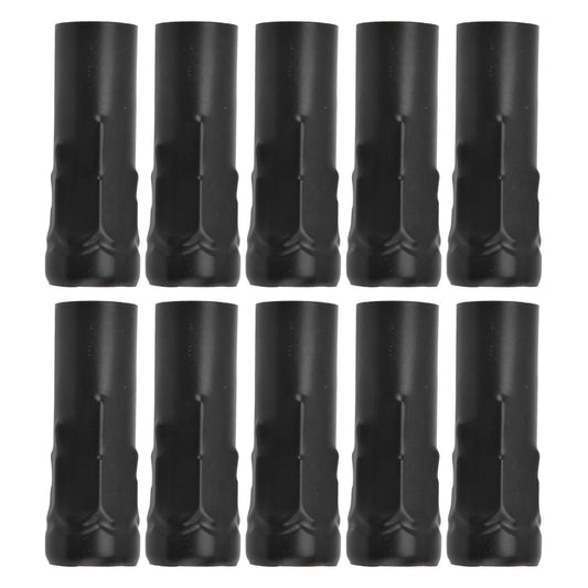 10Pcs E14 Metal Tube for Candle Lamp Holder Lamp Base Lighting Accessories 25x80mm Black V1294-YM0523-3119220043112