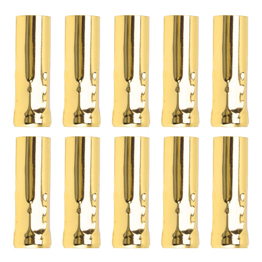 10Pcs E14 Metal Tube for Candle Lamp Holder Lamp Base Lighting Accessories 25x80mm Electrophoresis Gold V1294-YM0523-3119220043116