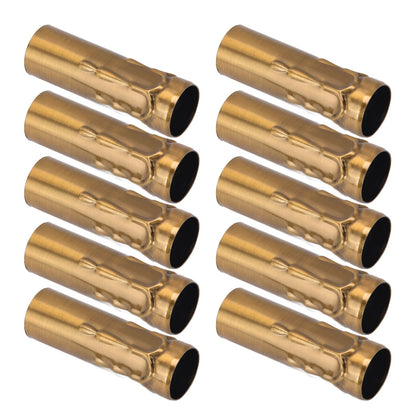 10Pcs E14 Metal Tube for Candle Lamp Holder Lamp Base Lighting Accessories 25x80mm Gold Bronze V1294-YM0523-3119220043118