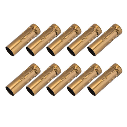 10Pcs E14 Metal Tube for Candle Lamp Holder Lamp Base Lighting Accessories 25x80mm Gold Bronze V1294-YM0523-3119220043118