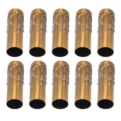 10Pcs E14 Metal Tube for Candle Lamp Holder Lamp Base Lighting Accessories 25x80mm Gold Bronze V1294-YM0523-3119220043118