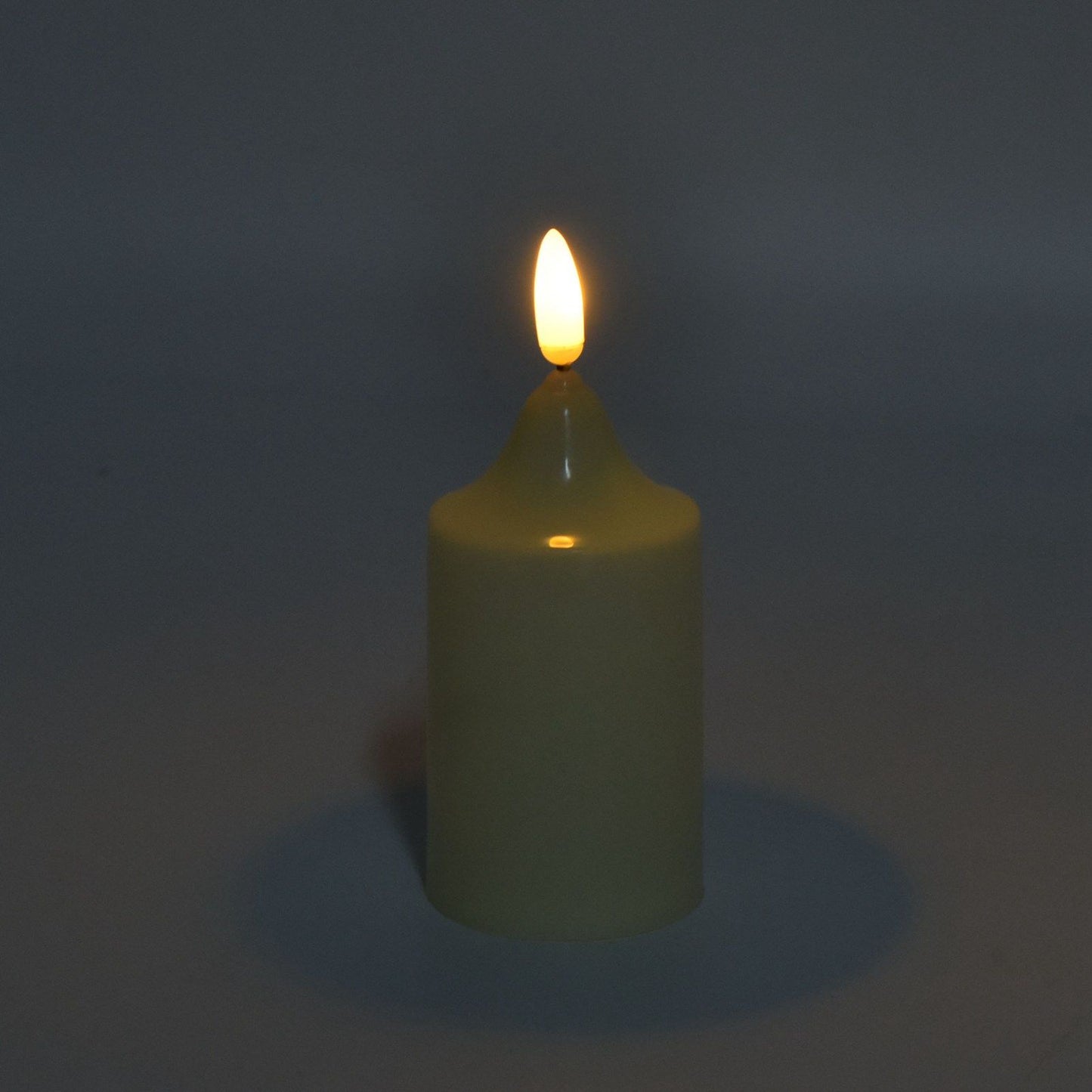 Flameless Candles Multipurpose Decorative LED Pillar Candles for Holiday Wedding Birthday Party 13x5.2cm / V1294-YM0523-3119220043912