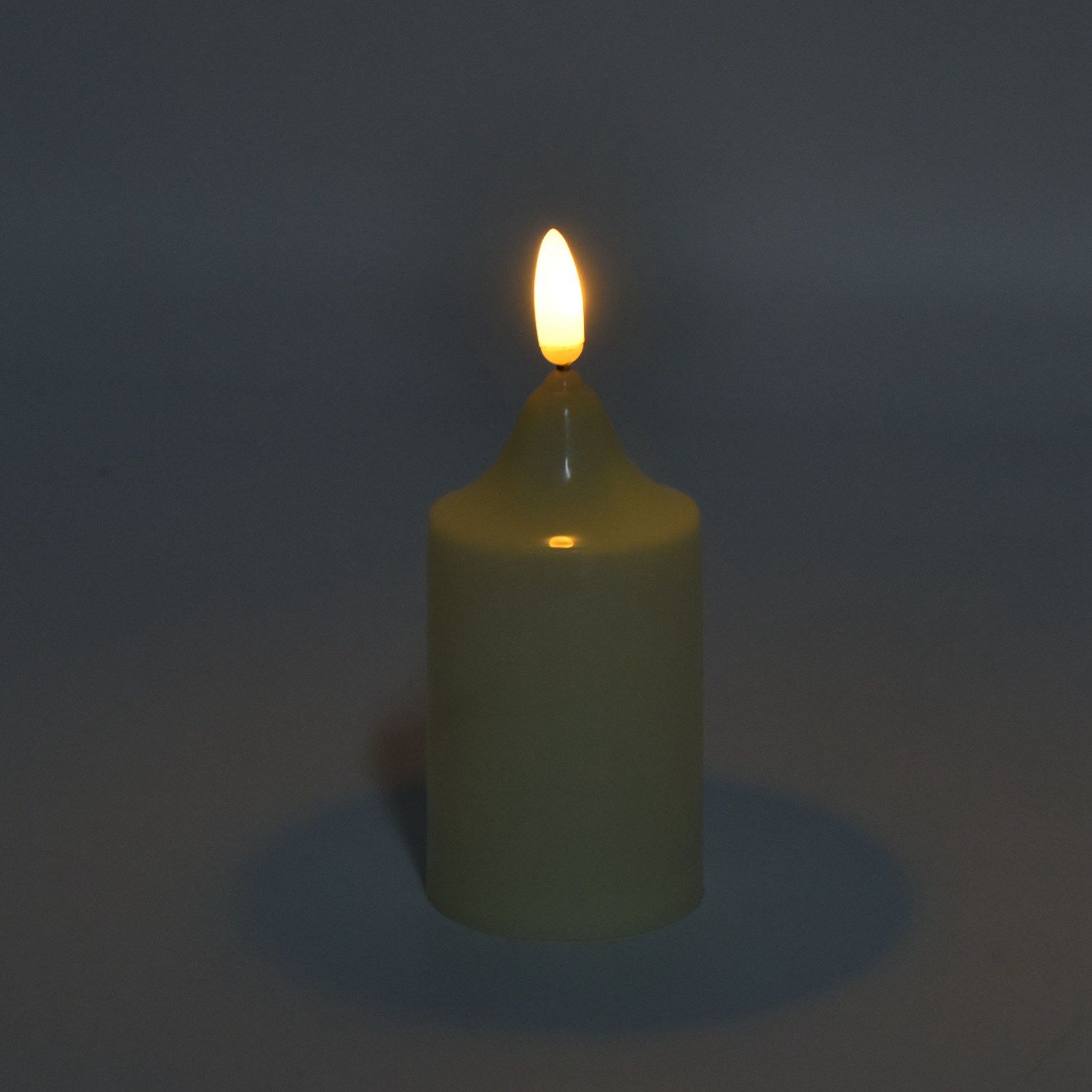 Flameless Candles Multipurpose Decorative LED Pillar Candles for Holiday Wedding Birthday Party 13x5.2cm / V1294-YM0523-3119220043912