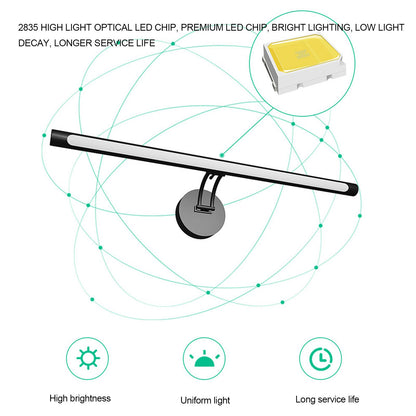 LED Light Bar Touch Switch Dimmable USB Power 3 Modes White Warm Natural Light Bright LED LED Light Stick for V1294-YM0523-3119220044111