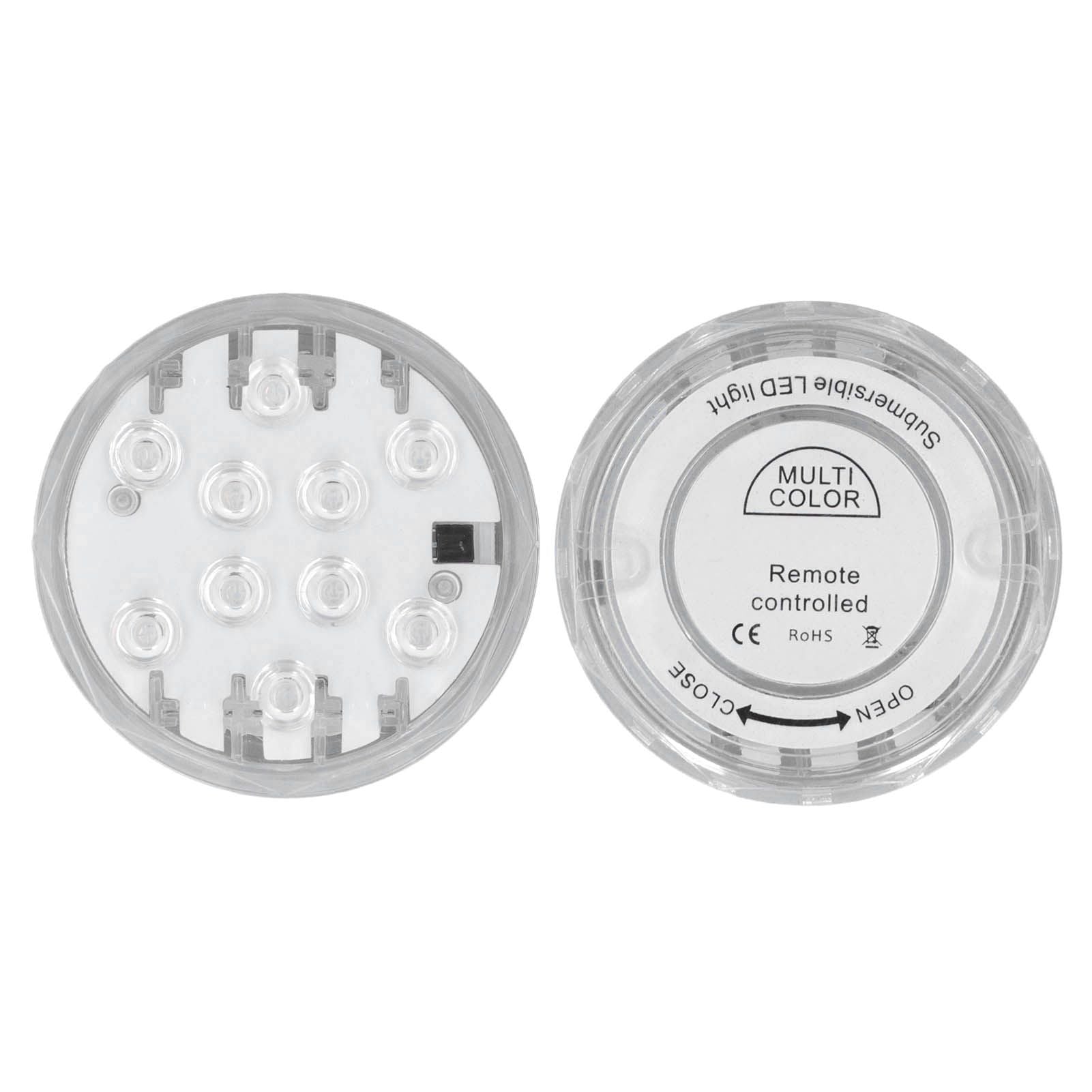 RGB Underwater Spot Light with Remote Control Submersible LED Light IP68 Waterproof for Aquarium Pond V1294-YM0523-3119220044411