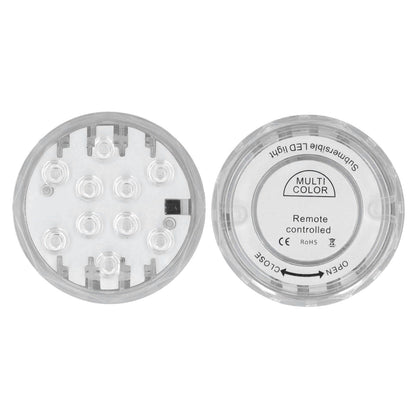 RGB Underwater Spot Light with Remote Control Submersible LED Light IP68 Waterproof for Aquarium Pond V1294-YM0523-3119220044411