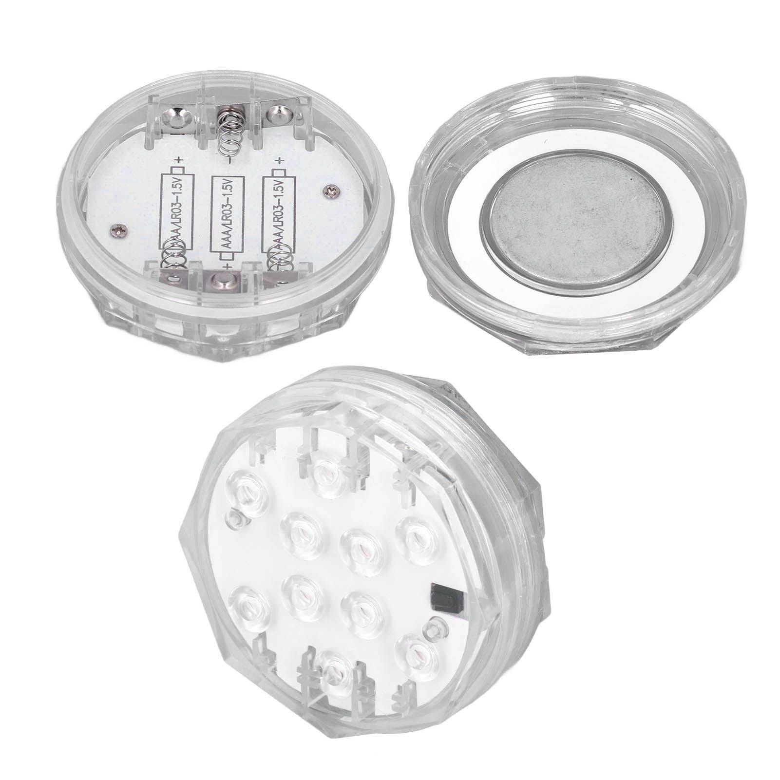 RGB Underwater Spot Light with Remote Control Submersible LED Light IP68 Waterproof for Aquarium Pond V1294-YM0523-3119220044411