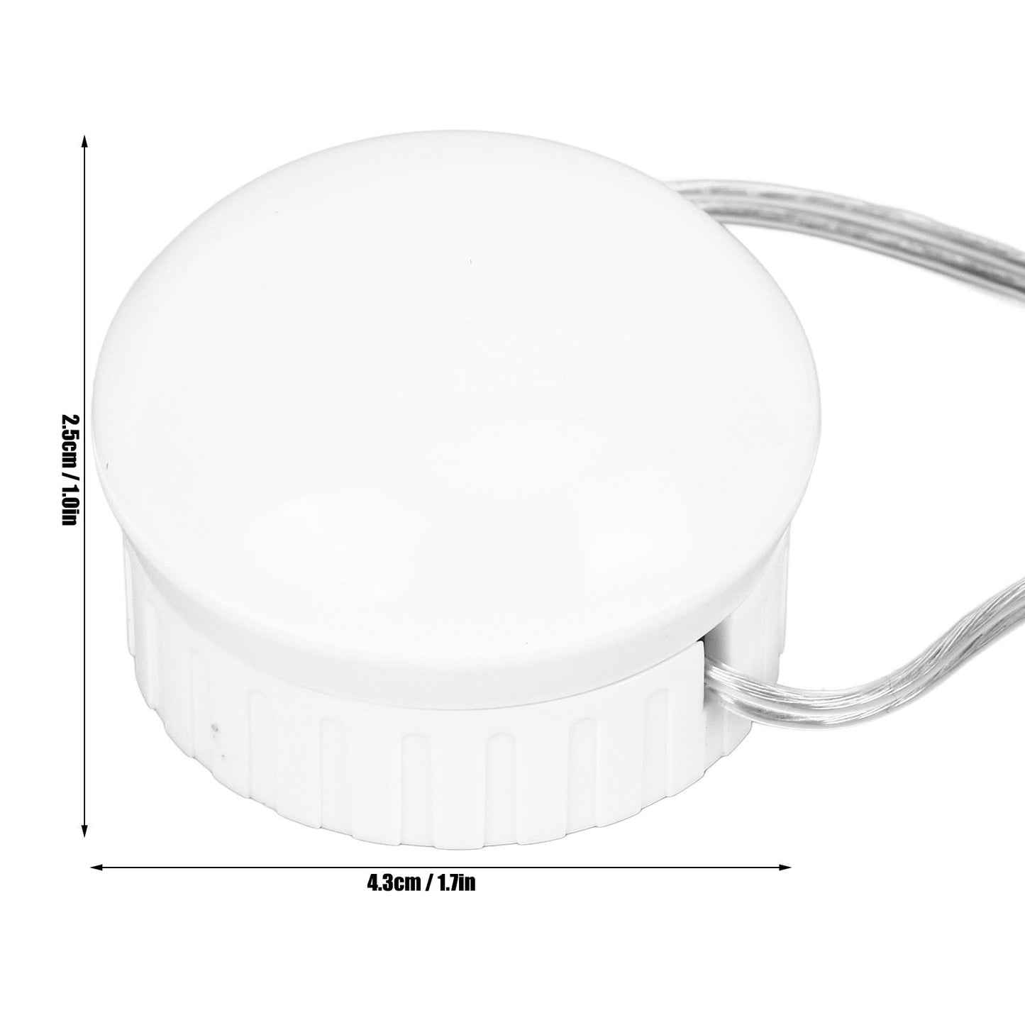 LED Mirror Light 5 Level Brightness Adjustment Touch Switch 10 Bulbs White Light Mirror Lamp with Retractable V1294-YM0523-3119220044811
